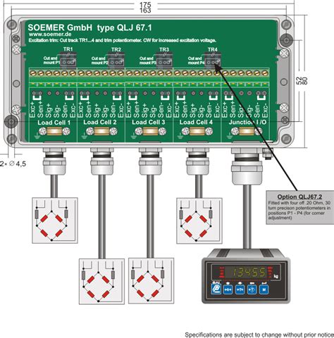 junction box for load cell|load cell wiring explained.